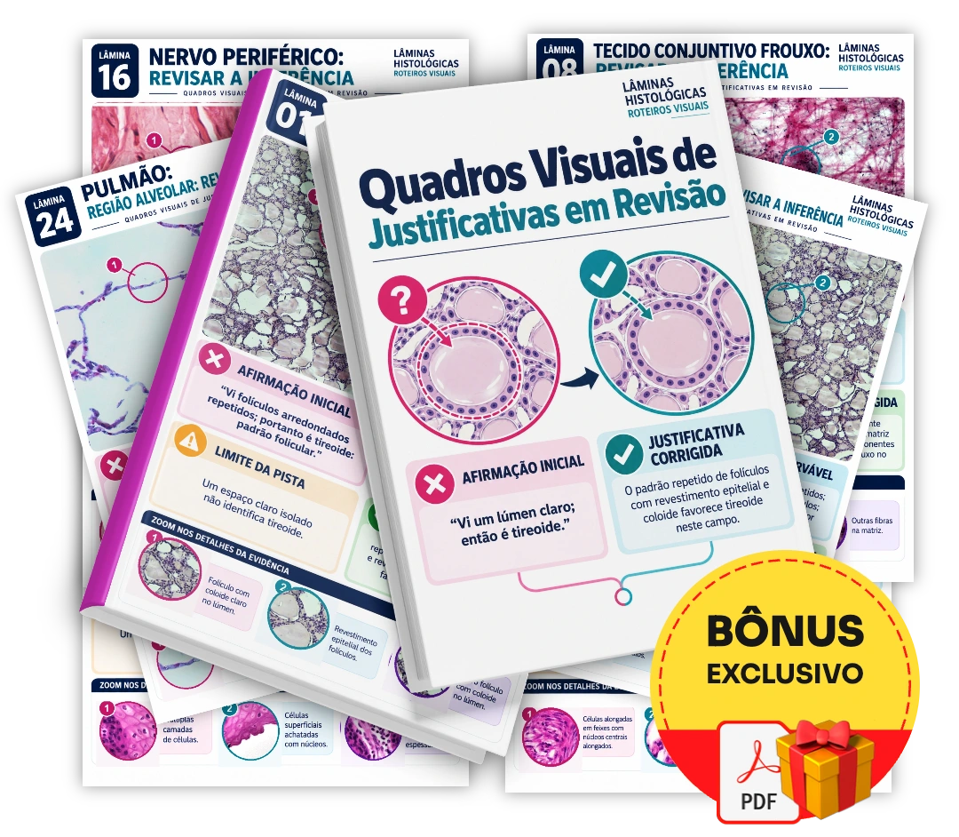 Quadros Visuais de Justificativas em Revisão